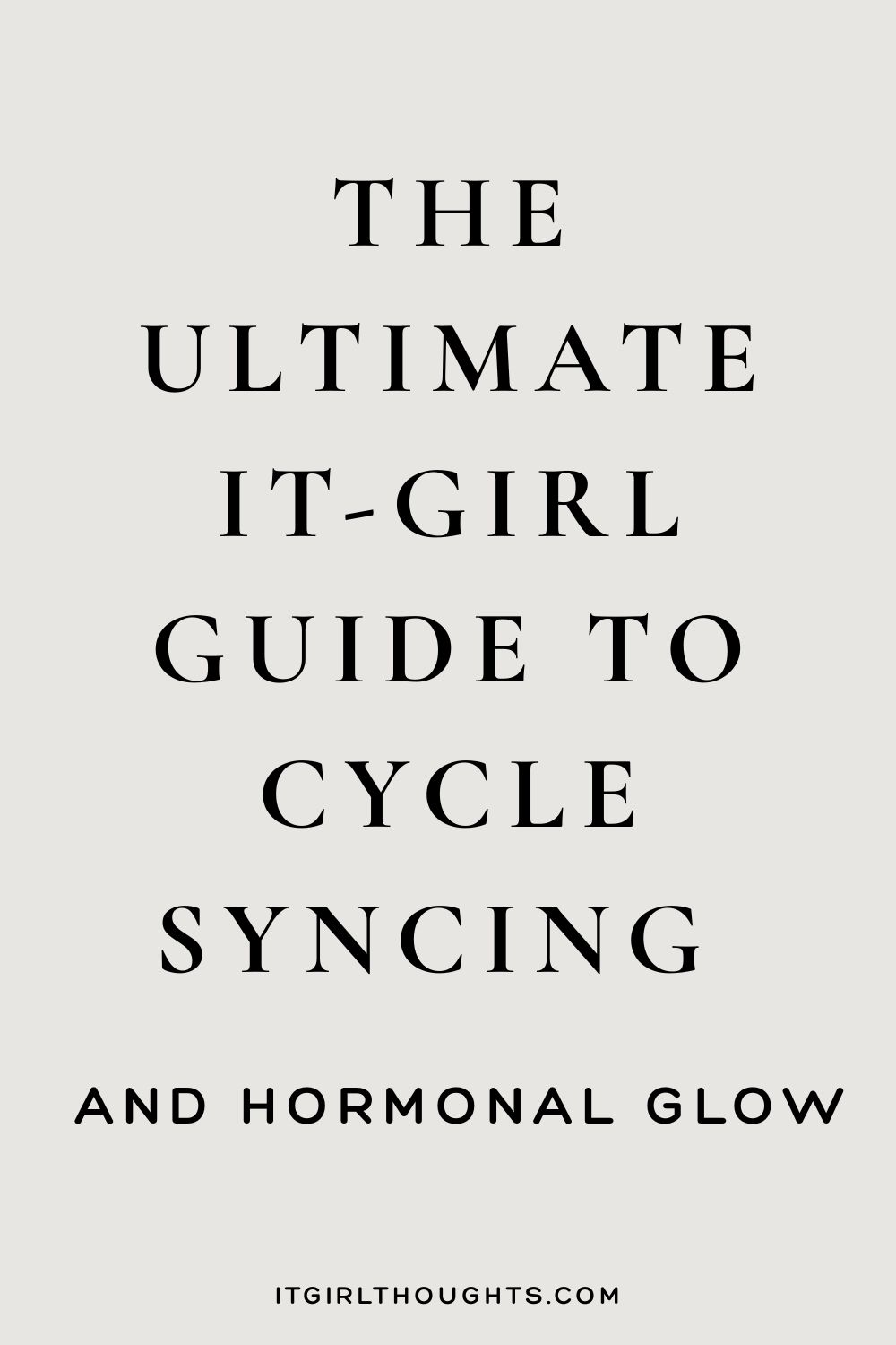cycle-syncing