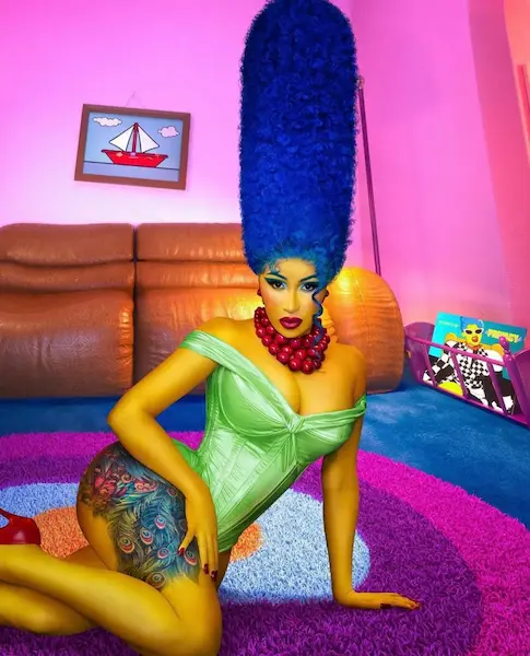 Cardi B as Marge Simpson