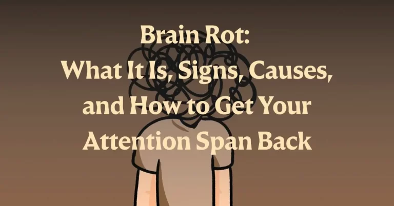How to deal with brain rot